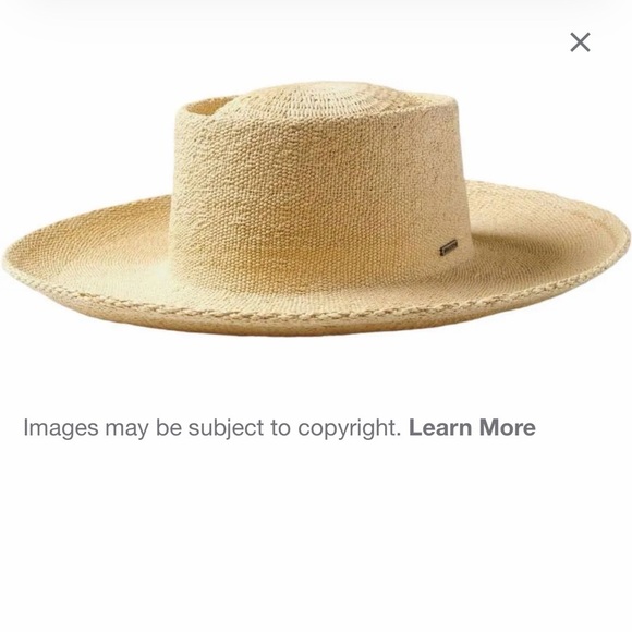 Brixton cassidy boater hat straw - Picture 2 of 4